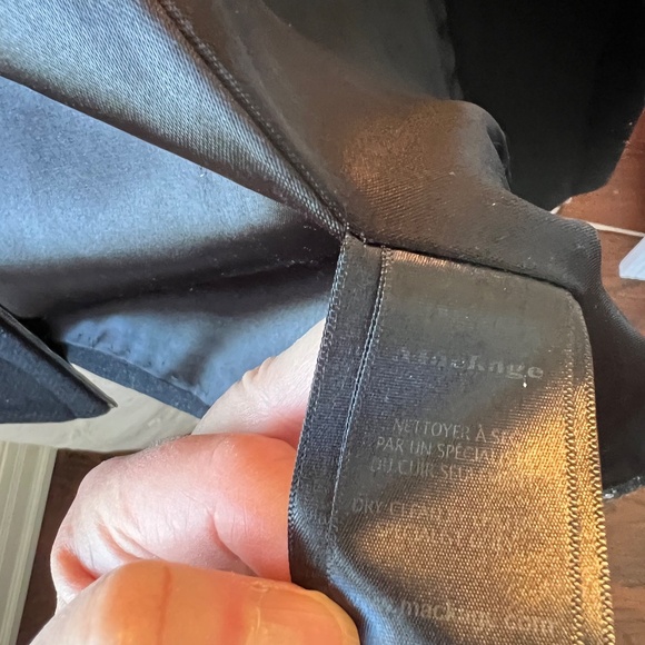 MACKAGE LEATHER AND TWEED BLACK FALL/WINTER JACKET - Picture 4 of 7